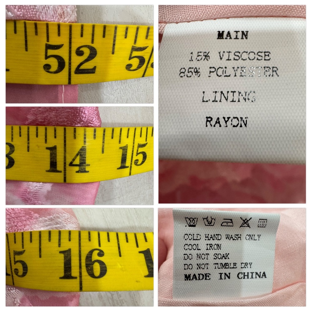 NWT Showpo. Lettie Midi Dress One Shoulder Tiered Blurred Rose Women's US 6 - Picture 15 of 15